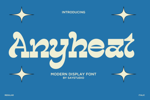 Anyheat Font for Editorial Design