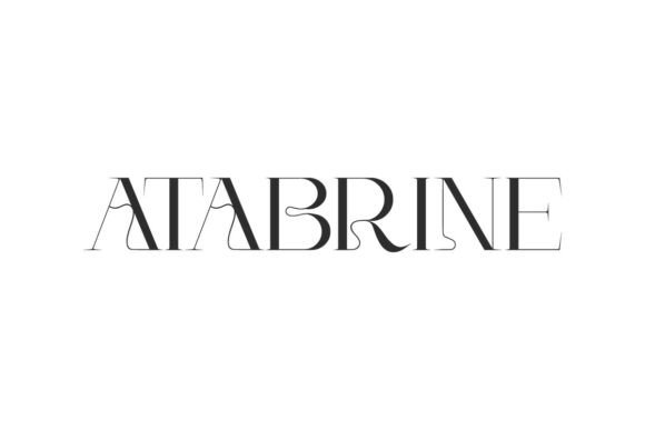Atabrine Serif Display Font for Web and Digital Branding