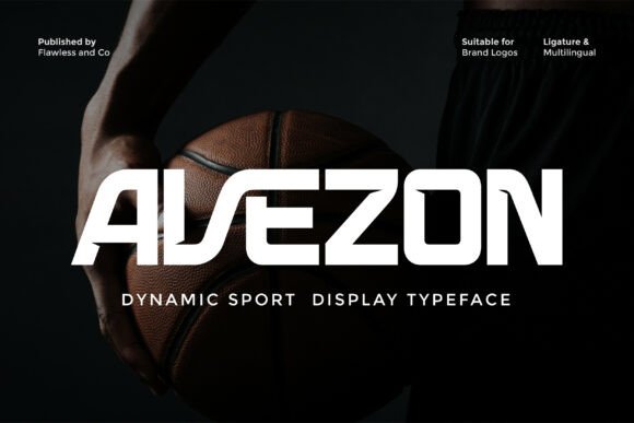 Avezon: A Bold Display Font