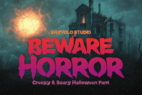 Beware Horror Font