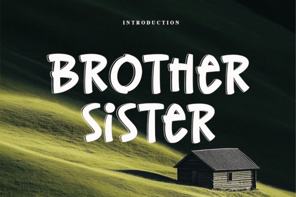 Brother Sister: A Bold Handwritten Display Font for Real Branding Work