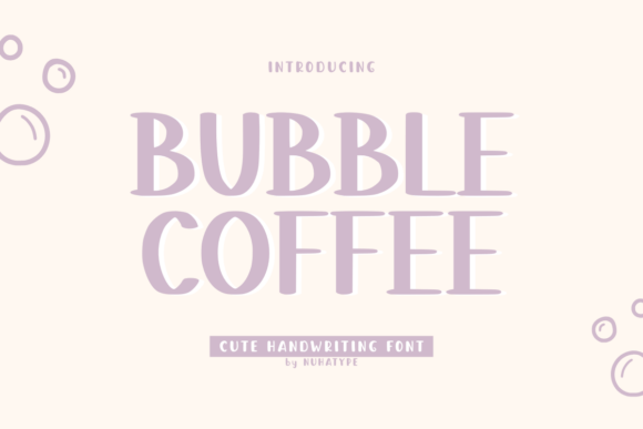 Bubble Coffee Font for Cozy Web Design