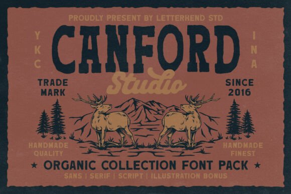 Canford Trio: A Display Typeface for Editorial Design