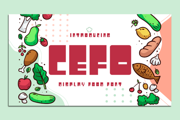 Cefo: A Bold Display Font for Creative Projects