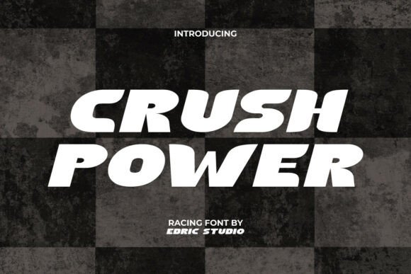 Crush Power Font for Bold Branding