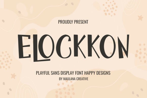 Elockkon Font for Web Design