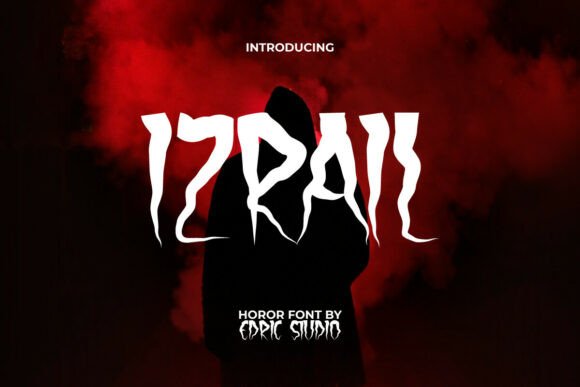 Izrail Display Font for Dark Themed Marketing Campaigns