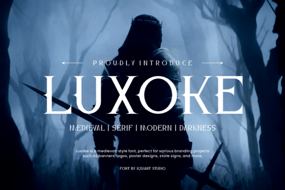 Luxoke Font: A Historical Serif for Modern Brand Visuals