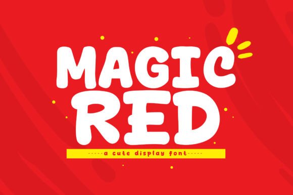 Magic Red Font for Business Branding