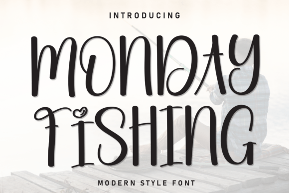 Monday Fishing: A Charming Handwritten Display Font for Designers