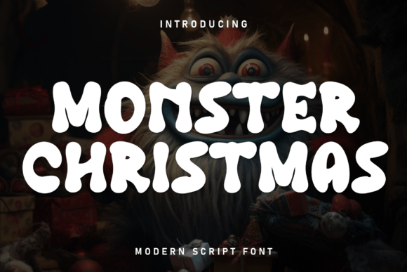 Monster Christmas Font Review: A Playful Typeface for Joyful Branding