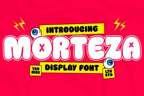 Morteza: A Bold Retro Display Font for Editorial Projects