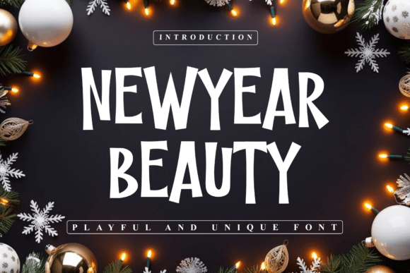 Newyear Beauty Font