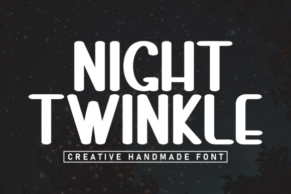 Night Twinkle: A Warm Display Font for Small Business Branding