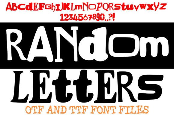 Random Letters: A Display Font for Authentic Brand Experiences