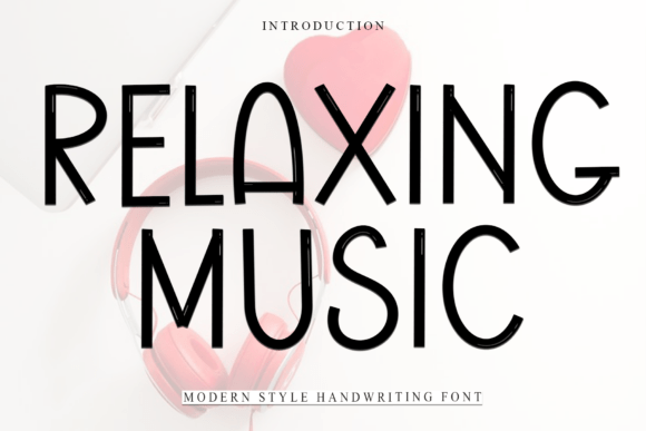 Relaxing Music Font for Business Branding