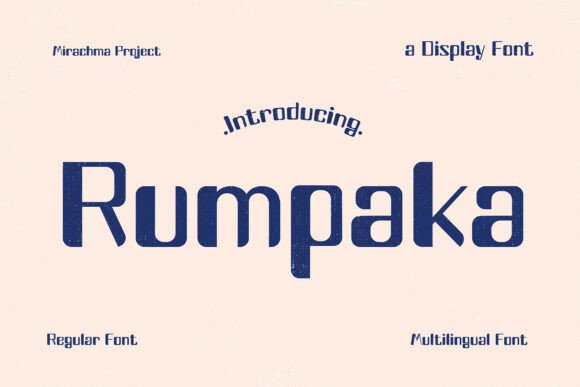 Rumpaka Display Font for Culturally Rich Web Design