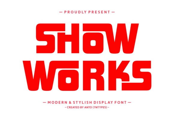 Show Works Font Review