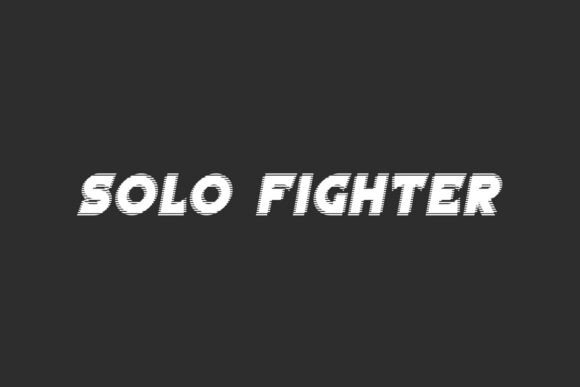 Solo Fighter Font for Bold Designs