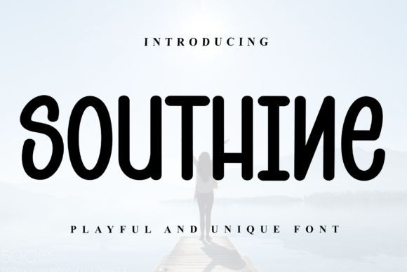 Southine: A Dramatic Display Font for Digital Headers