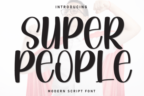 Super People Font for Bold Editorial Design and Blog Headers