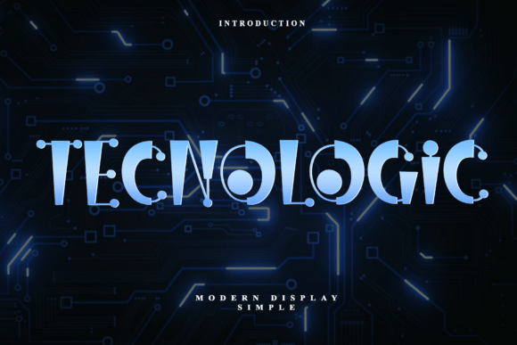 Tecnologic: A Futuristic Display Font for Modern Web Design