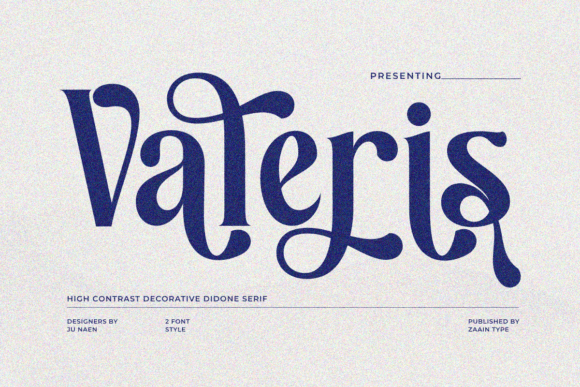 Valeris: A Font for Bold Branding