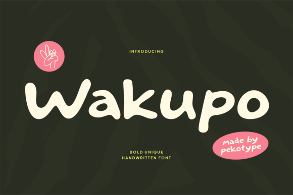 Wakupo Font for Creative Projects