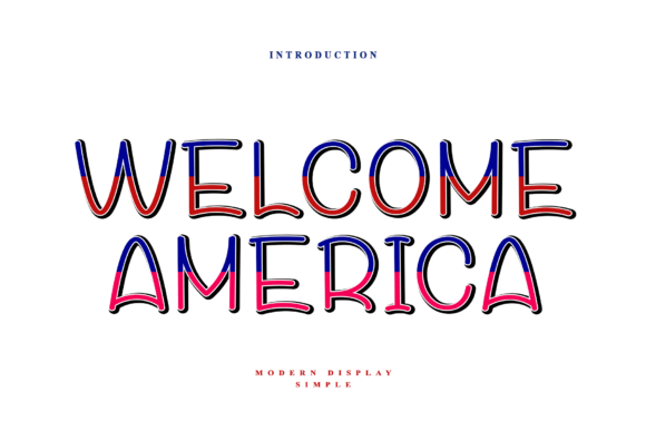 Welcome America: An Elegant Display Font for Luxury Campaigns